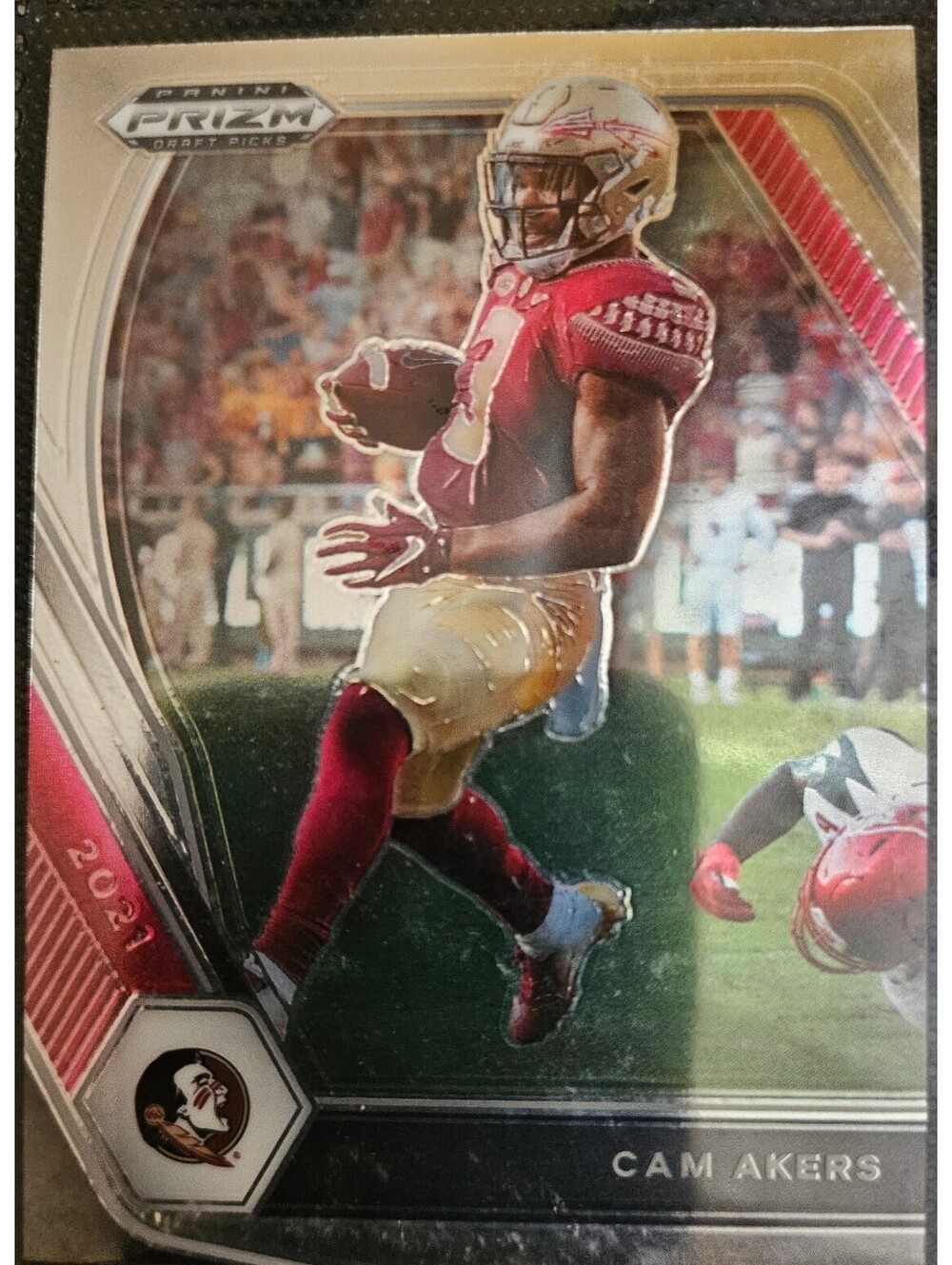 2021 Panini Prizm Draft Picks Cam Akers Base #77 Florida State/ Rams